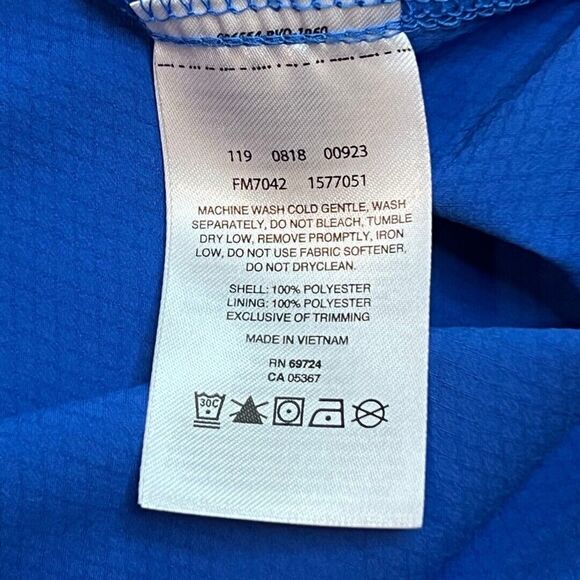 Columbia Shirt Men Large Blue Button Up Omni Shade Golf Fish Outdoor Collared - Picture 11 of 11